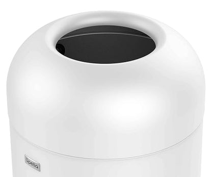 71 Liter / 18.8 Gallon Commercial Open Top Trash Can, Big Capacity, Brushed Stainless Steel (White)