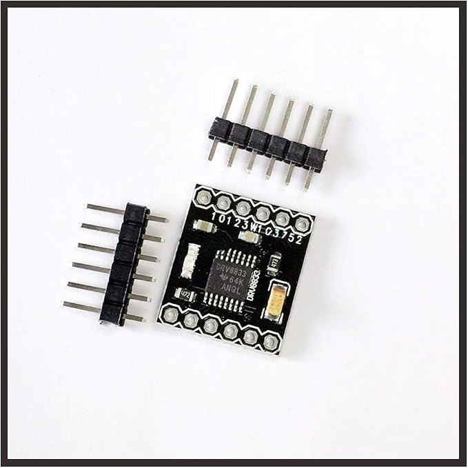 KOOBOOK 5Pcs DRV8833 DC Gear Motor Drive Controller 1.5A Dual H Bridge | Small,Simple,3-10V Input,PWM Support,for Mini rc Car Small Robotics or Automation Projects,Works with Microcontrollers