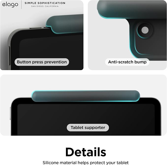 elago Home Hub Mount for iPad mini/Air/Pro | [DGY] [iPad Wall Mount] [Homekit Mount] [Easy Installation] [Scratch-Free] [Cable Management Included] (Dark Gray)