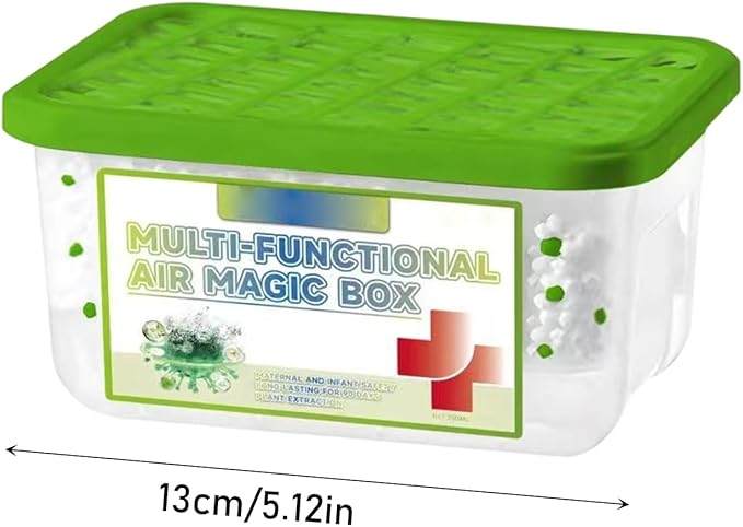 Multi-Functional Air Magic Box, Dust-Proof Case for Air Purification and Dust Removal, Compact Design for Living Room and Bedroom, 5.12 Inches