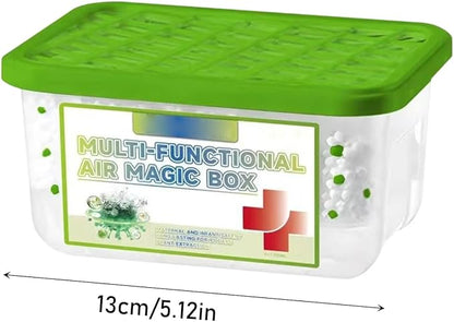 Multi-Functional Air Magic Box, Dust-Proof Case for Air Purification and Dust Removal, Compact Design for Living Room and Bedroom, 5.12 Inches