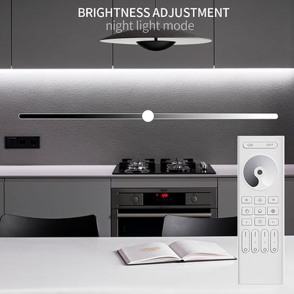RC01RF Wireless 2.4G RF 4 Zone Single Color Wall Mounted & Mobile Smart Remote Powered by 2XAAA Batteries 3V Work with C01W C01Z C01RF Controller