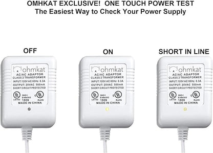 Video Doorbell Power Supply - Compatible with Blink Smart Wi-Fi Video Doorbell - No Existing Wiring Required - Transformer, Adapter, Power Kit & Supply All In One (White)