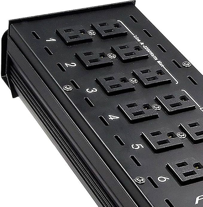 CHAUVET DJ Pro-D6 DMX-512 Dimmer/Switch Pack (6-Channel) | LED Light Controllers, BLACK