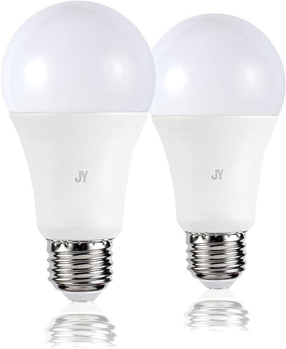 JONATHAN Y BLB2000A-SET2 Smart A19 Dimmable Light Bulb, Dimmable Color Changing LED, Alexa, Google Home Assistant Compatible, No Hub Required, Set of 2