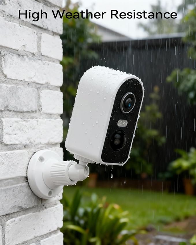 KKB 2K Security Cameras Wireless Outdoor, Magnetic Mount, 2.4G WiFi Battery Powered Camera for Home Security Indoor, Color Night Vision, iCam365 Remote, SD/Cloud Storage, AI Detection, 2 Way Talk