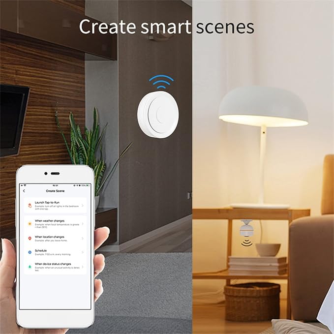 Smart Gateway 3.0 Intelligent Home Central Hub Smart Life APP Control Voice Control Group Control Multi-device Linkage Compatible with HomeKit
