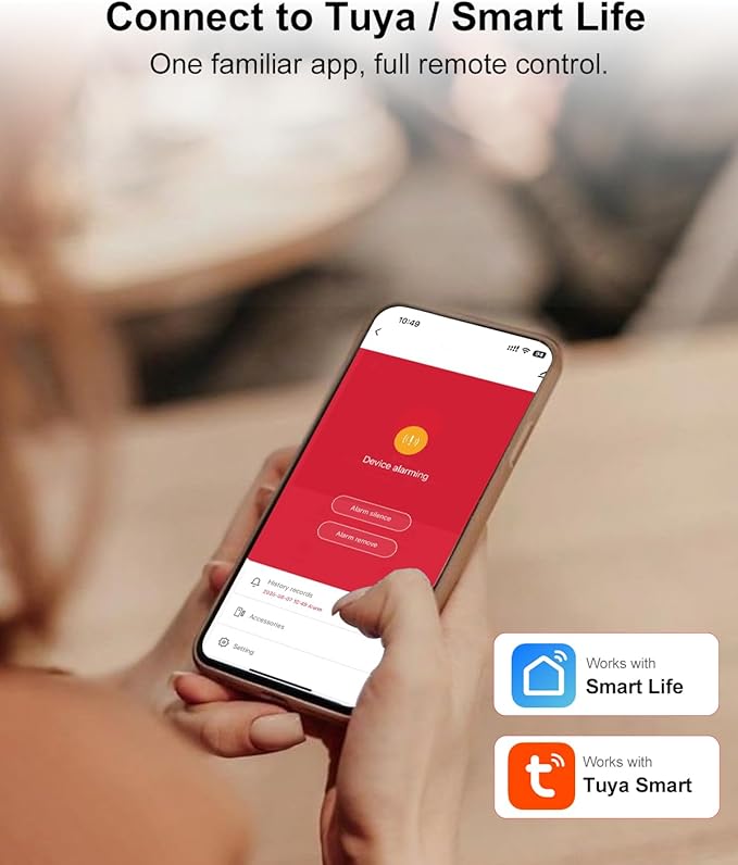 WiFi Wireless Home Security System - Smart Home & Business Alarm System, Expandable, Standalone Keypad, App Alerts, No Monthly Fee, Alexa Compatible, Door/Window Sensors & Motion Detectors & Remote