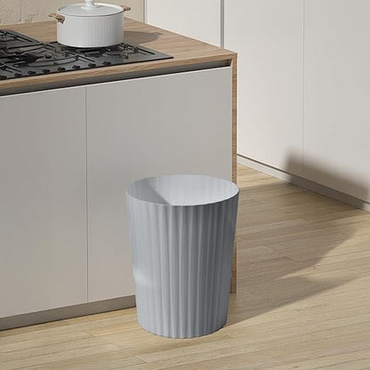 Trash Can - Small Waste basketbin - 2 Gallon- for Office,Home,Bathroom,Kitchen - Grey