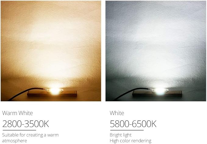 Home Bulbs COB LED Lamp 20W 30W 50W Diode Array Matrix Chip Light Bulb 100V-240V Smart IC High Lumen Flicker-Free Heat Dissipation Household Lamp