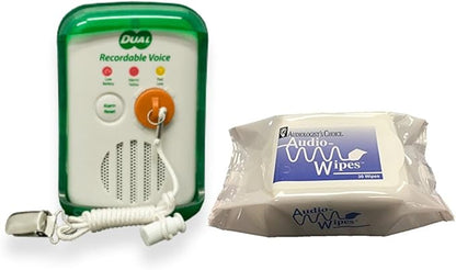 Smart Caregiver Bed & Chair Exit Alarm Monitor for Fall & Wandering Prevention - Dual Recordable Voice (Stand Alone System)