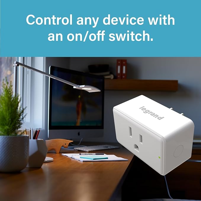 Echo Dot with Legrand Radiant Smart Plug
