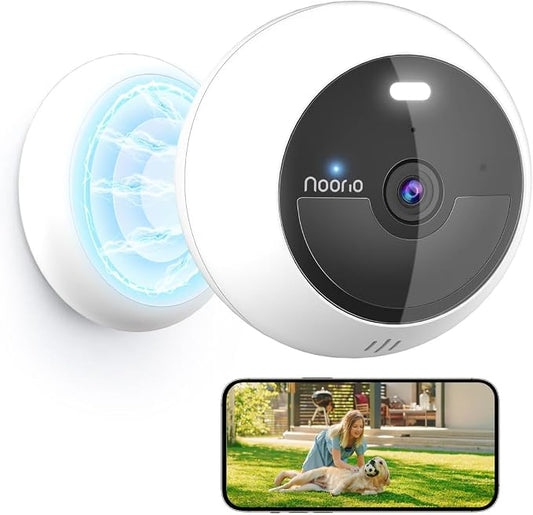 Noorio 2K IP66 Magnetic Wireless Security Camera,32GB Local Storage,B210SE