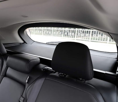 Retractable Cargo Cover Compatible with Cadillac XT4 2019-2025 Rear Privacy Screen Car Storage Trunk Luggage Tonneau Security Shade Protector Anti Theft Shield (Carbon Fiber Style)