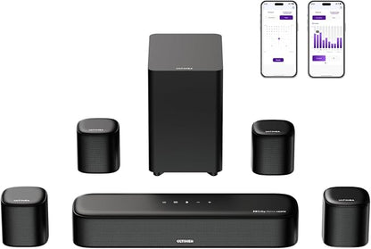 ULTIMEA 7.1ch Surround Sound System for TV with Dolby Atmos, Aura A60 Pro