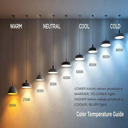 Linkind A19 LED Light Bulbs Dimmable, 60W Equivalent, Energy Efficient 9W, 3000K Warm White, 800 Lumens, E26 Standard Base, 120V, Lighting for Bedroom Living Room Home Office, 6 Packs