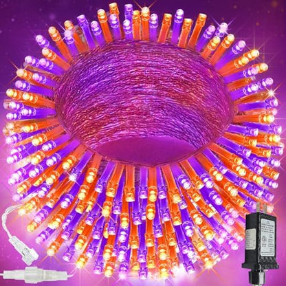 200 LED Connectable String Lights, 66FT Christmas Lights Outdoor Indoor