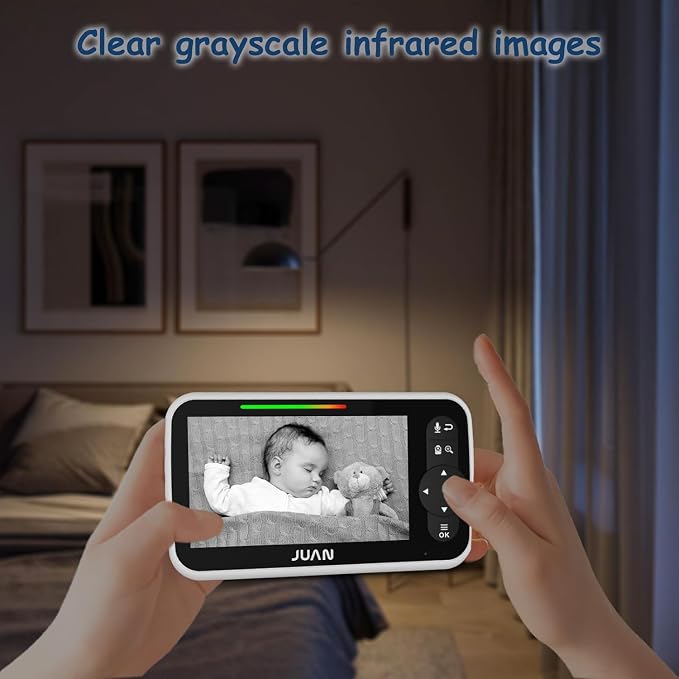 JUAN Baby Monitor with Camera and Audio, No WiFi 100% Private
