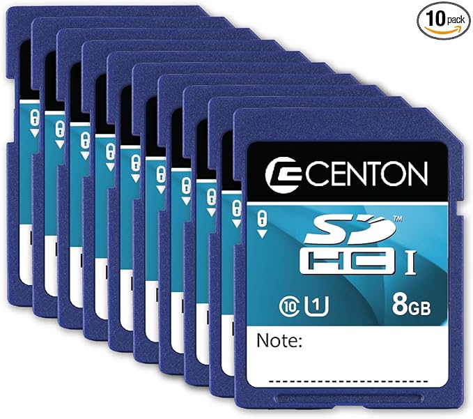Centon MP SD, UHS Class 1 (U1),8GB 10 Pack