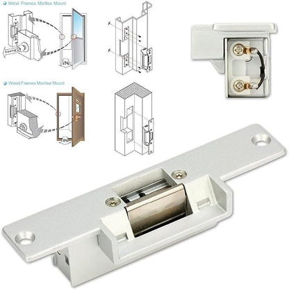 433MHz RF Wireless Door Remote Control System Kit with Strike Lock | Works with 1100Lbs Fail Secure Electric Strike Lock, Perfect for Residential & Commercial Door Entry Management