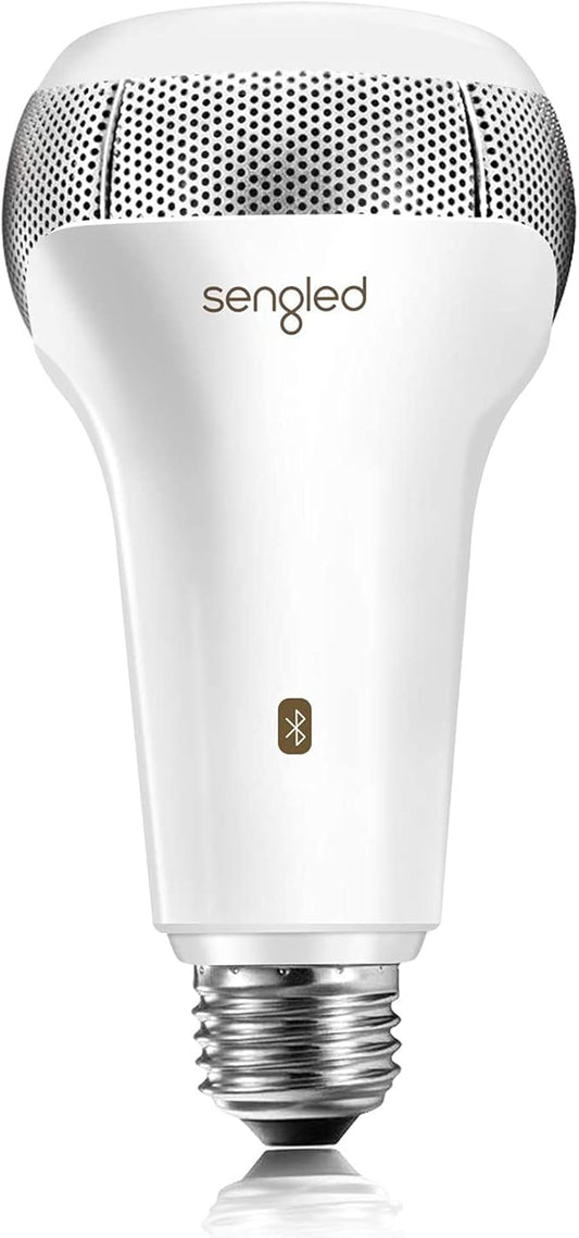 Sengled Solo JBL Speaker Light Bulb Dual Channel Dimmable LED Light App Controlled 45W Equivalent E26 Smart Timing Music Bulb, Compatible with Alexa via Bluetooth Connection