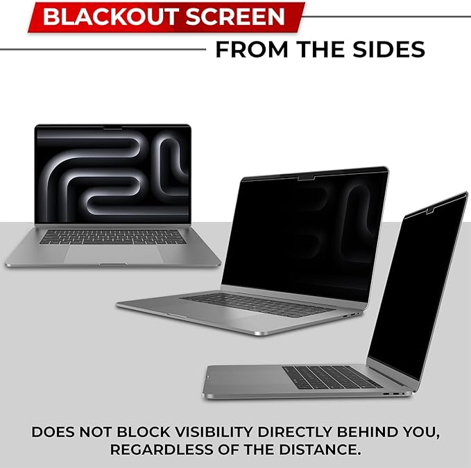 SightPro Magnetic Privacy Screen for MacBook Pro 16 Inch (2021-2026, M1, M2, M3, M4, M5, Pro, Max) Patented Removable Laptop Privacy Filter Shield and Protector