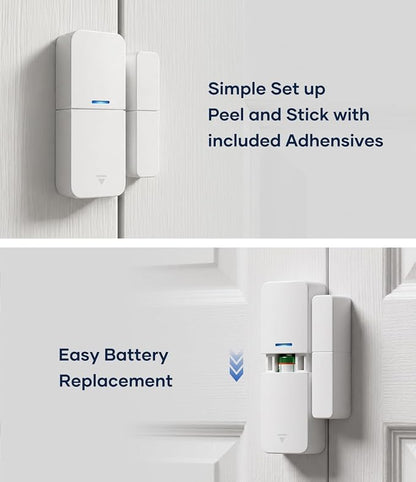 Entry Sensor (Pack of 1) - Window and Door Protection - Compatible with tolviviov Home Security System | 120db alarm
