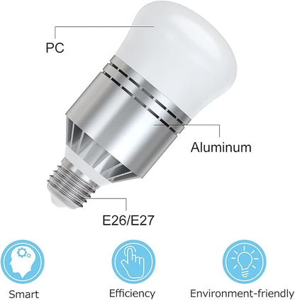 CHICIRIS LED Light Bulb Smart Sensor LED Bulb Dusk to Dawn Light Bulbs E27 Builtin Photosensor Detection 12W 100w Incandescent Equivalent for Porch Patio Garage Hallway Washroom Garden