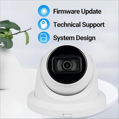EmpireTech 4MP 1/1.8" CMOS Ultra Low Light Starlight+ IR Turret AI IP Camera Motion Detection,IP67,POE and ePOE,Built-in Mic,Vehicle and Human,IPC-T54IR-AS-S3 3.6mm
