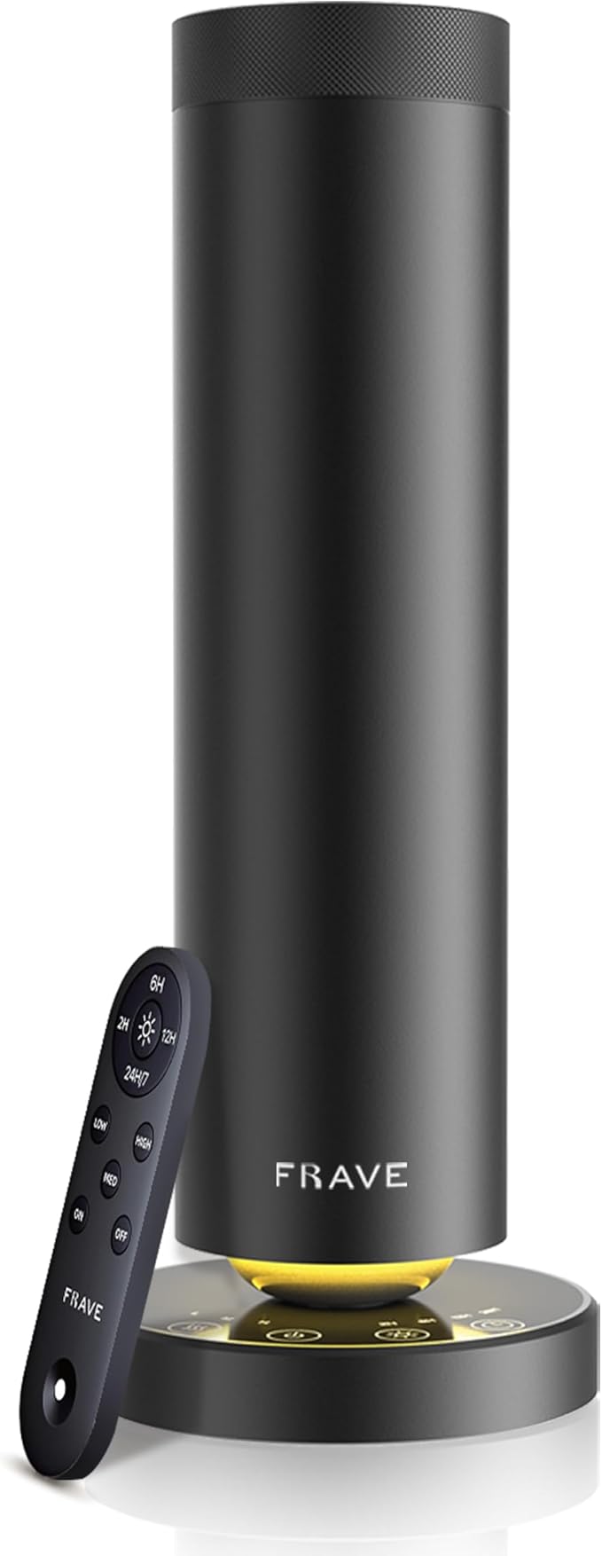 Tower Waterless Scent Diffuser, 2000 Sq Ft Coverage, Luxury Hotel Scent Oil Diffuser for Large Room, Home, Office, Hotel, Remote & App Control, Essential Oil Cold Air Machine, Onyx