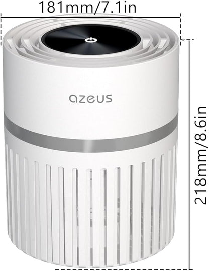 AZEUS EPI810 Air Purifier, (white) Portable Desktop Air Purifier