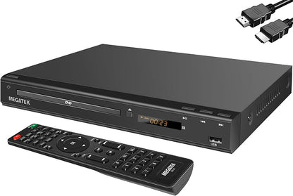 MEGATEK Region-Free DVD Player for TV with HDMI & 1080P Upscaling