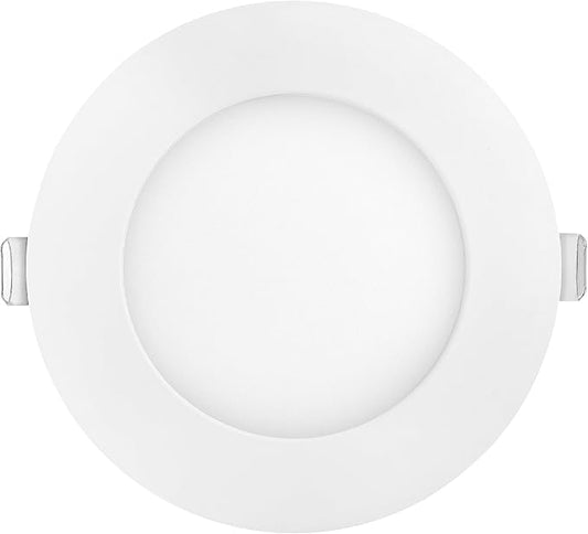 Maxxima 4 in. 2 Hour Fire Rated Ultra Thin LED Downlight, Slim Recessed Canless Light, IC Rated, 800 Lumens, 5 Color Temperature Selectable 2700K/3000K/3500K/4000K/5000K, Dimmable, J-Box Included