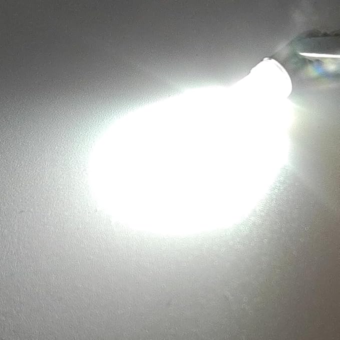 Ruiandsion E5 LED Bulb White 5V 6V E5 E5.5 Screw Base LED Bulb Upgrade for Modle Train Lights(Pack of 4)