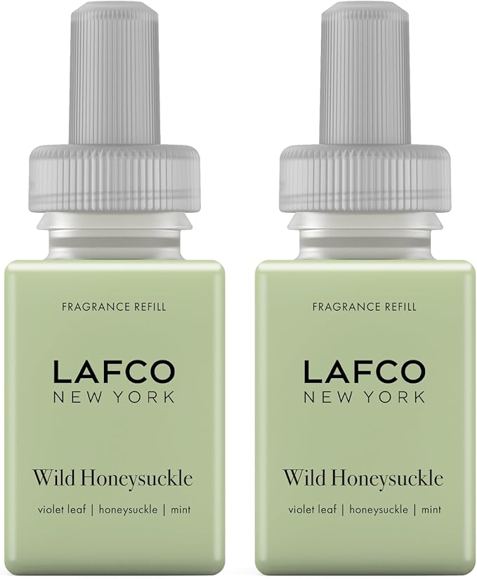 LAFCO New York Pura Smart Device Refill, Wild Honeysuckle - Pack of 2 - Each Vial Delivers Up to 2 Weeks of Fragrance Life - Made in the USA
