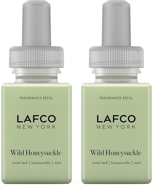 LAFCO New York Pura Smart Device Refill, Wild Honeysuckle - Pack of 2 - Each Vial Delivers Up to 2 Weeks of Fragrance Life - Made in the USA
