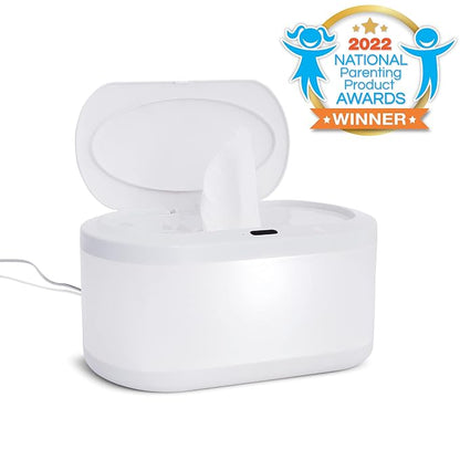 Munchkin Touch Free Baby Wipe Warmer with Nightlight & Motion Sensor, White (Pack of 4)