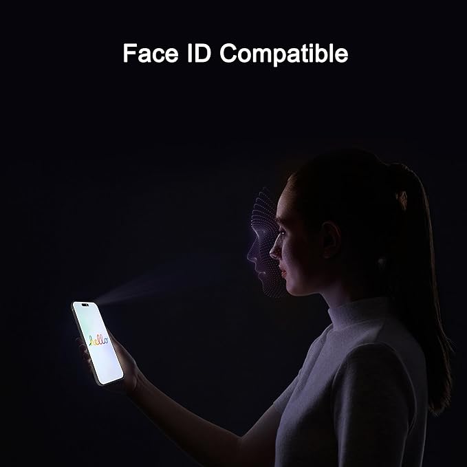Ailun Privacy Screen Protector for iPhone 16 Plus/ 15 Plus/ 15 Pro Max 6.7 Inch 3 Pack Tempered Glass Anti Spy Private
