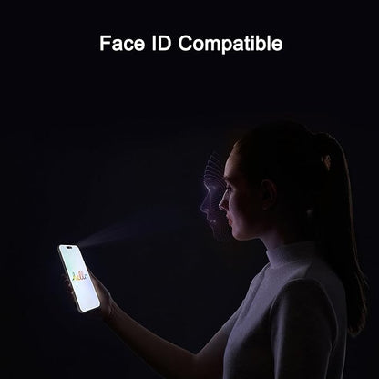 Ailun Privacy Screen Protector for iPhone 16 / iPhone 15 / iPhone 15 Pro [6.1 Inch] 3 Pack Anti Spy Private Tempered Glass Anti-Scratch Case Friendly [3 Pack][Not for iPhone 16 Pro 6.3 inch]