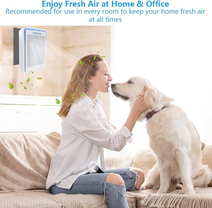 Cat Litter Deodorizer 99%, Pet Odor Eliminator for Strong Odor with Catalyst Filter, Air Purifier Plug In Air Freshener for Home & Pets Litter Box Room Wardrobe Toilet Shoe Cabinet