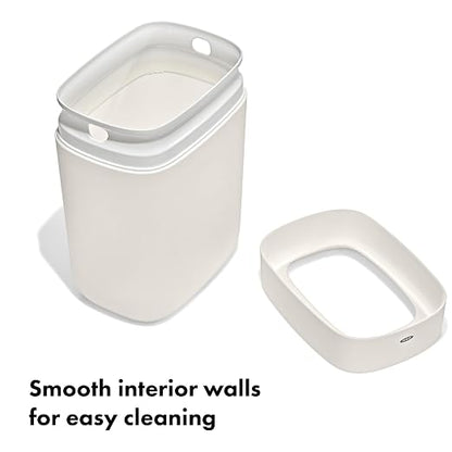 OXO Good Grips Bathroom Trash Can, White
