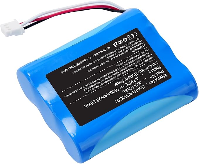 300-10186 Battery Replacement for ADT Command Smart Security Panel ADT7AIO-1 ADT5AIO-1 ADT5AIO-2 ADT5AIO-3, Honeywel Pro 7 ADT 2X16 AIO Home Security System Keypad ADT2X16AIO-1 ADT2X16AIO-2