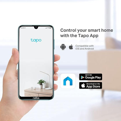 Tapo 2K Indoor Wired Security Camera - Works as a Baby Monitor & Pet Camera, Person/Motion/Baby Cry Detection, 2-Way Audio, Siren, Subscription-Free Local Storage or Optional Cloud, C110P2 (2-Pack)
