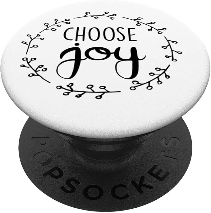 Choose Joy Inspirational Christian Gift PopSocket Grip Mount PopSockets PopGrip: Swappable Grip for Phones & Tablets
