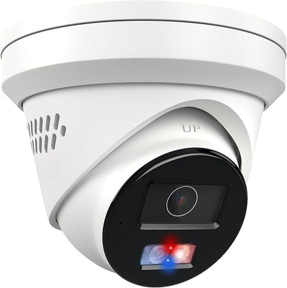 Anpviz 8MP 4K Turret Wired PoE IP Security Camera Metal Outdoor