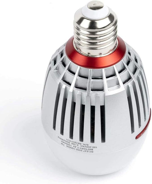 Aputure Accent B7C 7W RGBWW LED Bulb Color Temperature 2000K-10000K,TLCI 96+ CRI 95+,CCT/HSI/FX Mode,Built-in Battery and E26/E27 Socket,Support App Control