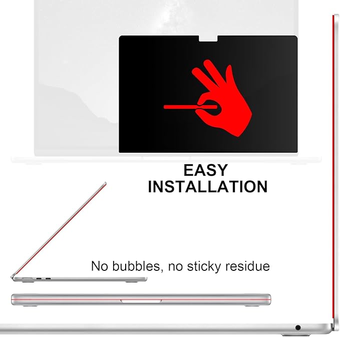 Privacy Screen for MacBook Pro 14 Inch (2021-2026, M1, M2, M3, M4, M5, Pro, Max), Removable Matte Anti Glare Blue Light Protector Private Security Filter