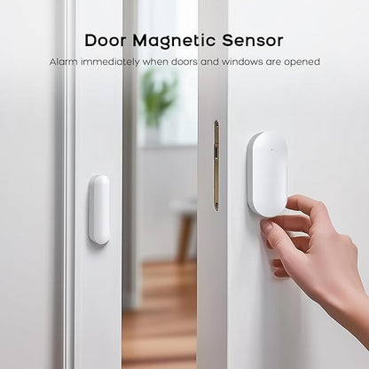 PGST Security Alarm System 99+3 Zone Auto Dial WiFi+GSM/4G Home Burglar Security Wireless GSM Alarm System Detector Sensor Kit Remote Control,Smart Life Tuya APP,NO Monthly Fees
