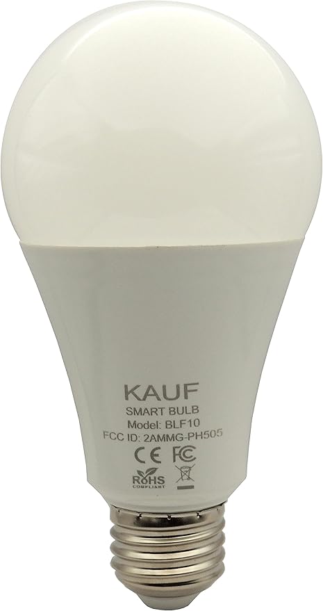 KAUF A21 RGBWW Smart Bulb with ESPHome, Compatible with Tasmota, Made for Home Assistant
