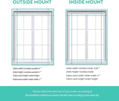 Motorized Blinds with Remote, Blackout Smart Automatic Electric Blinds for Windows Compatible with Alexa Homekit, Cordless Indoor Motorized Roller Shades with Custom Size（Deep Nebula）